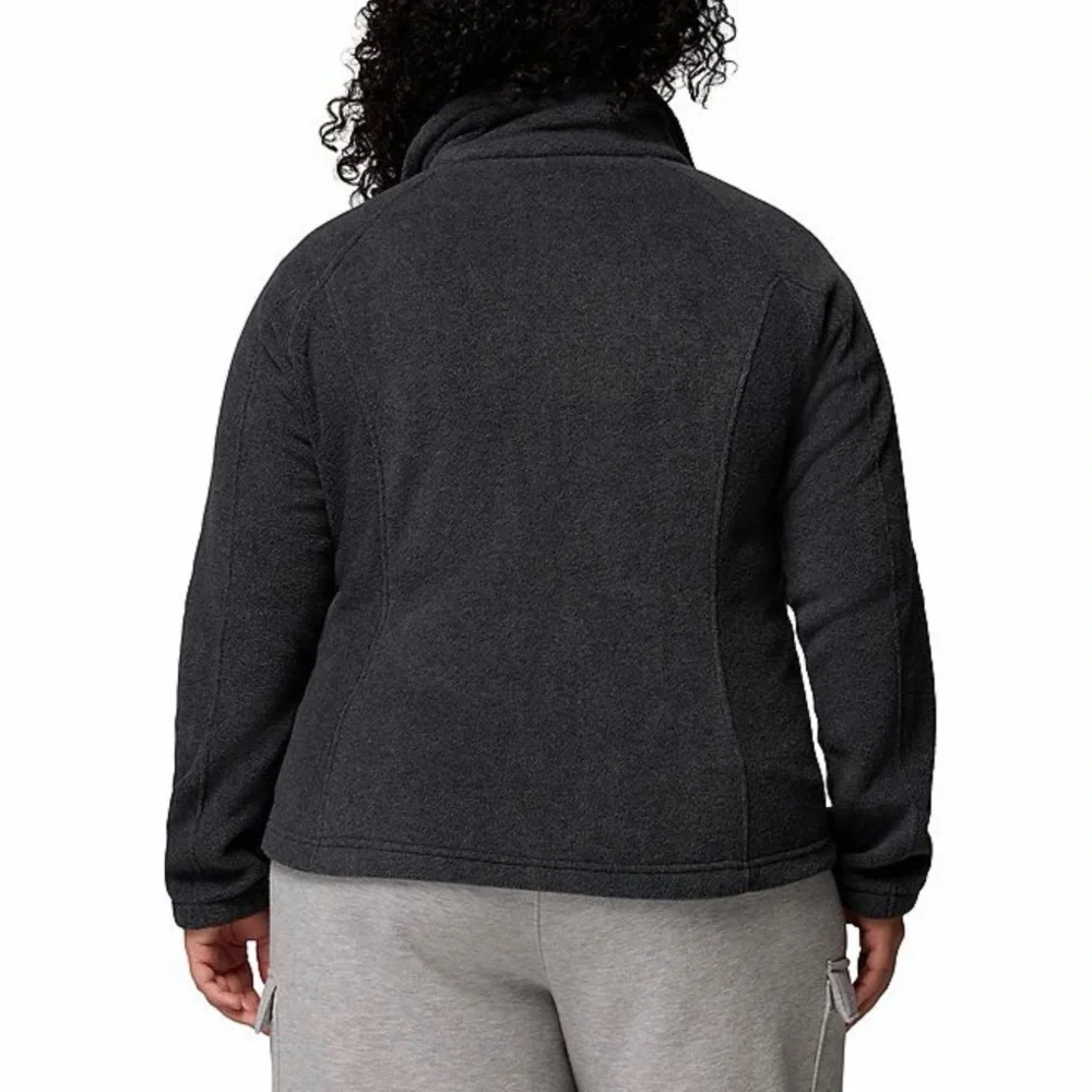 Columbia - NWT Charcoal Gray Fleece Jacket Size 3X - Picture 3 of 17